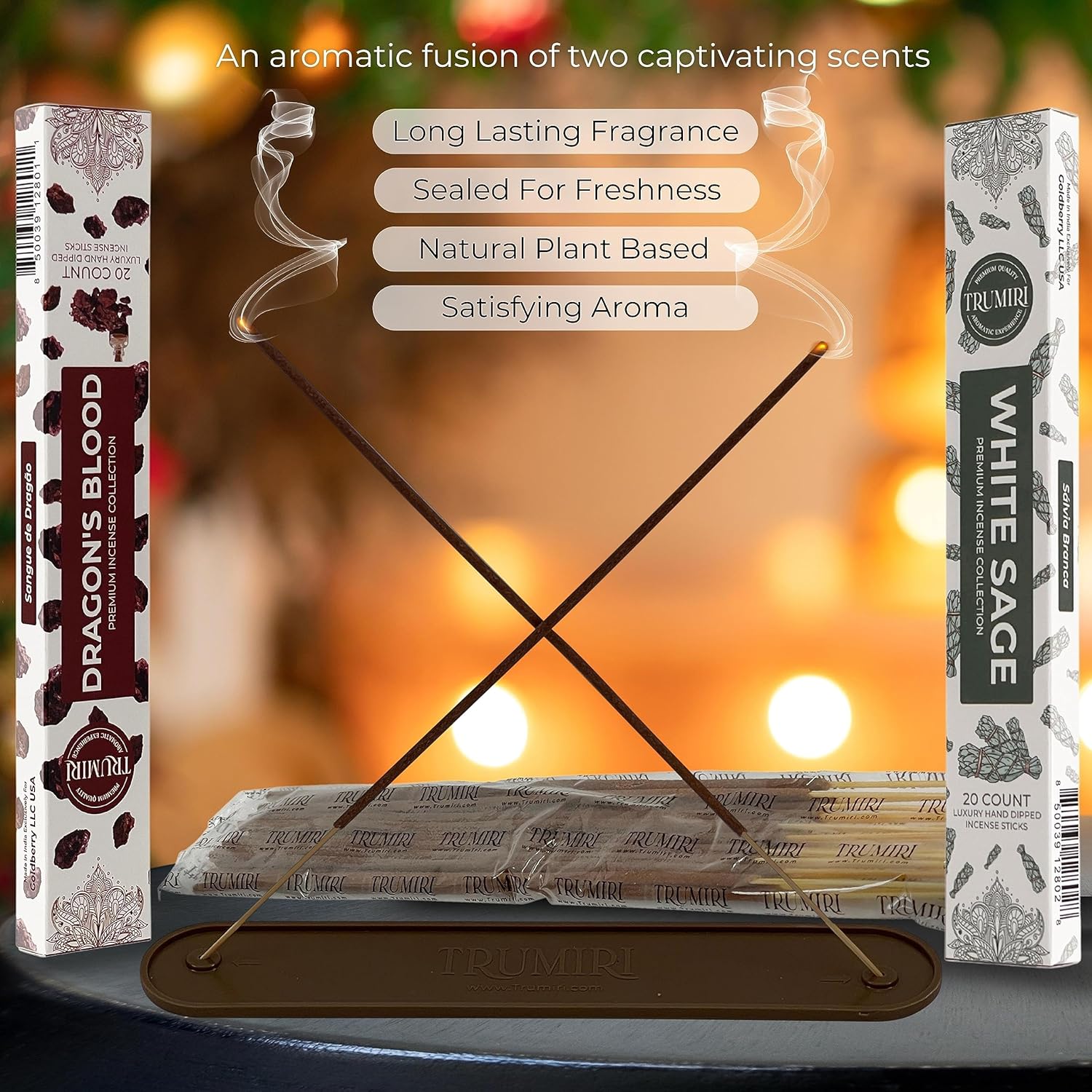Trumiri Organic Incense Sticks - 40 Pack