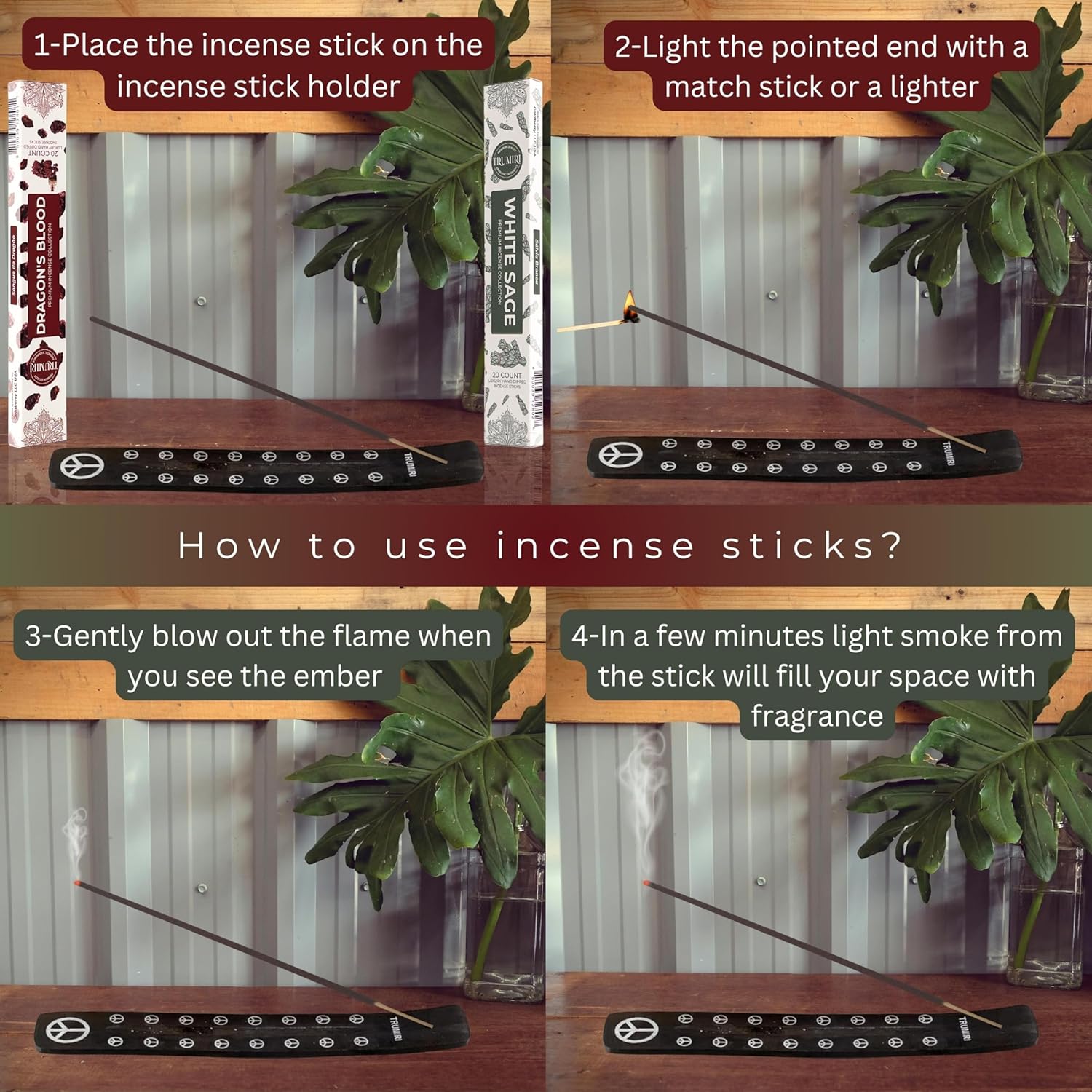 Trumiri Organic Incense Sticks - 40 Pack