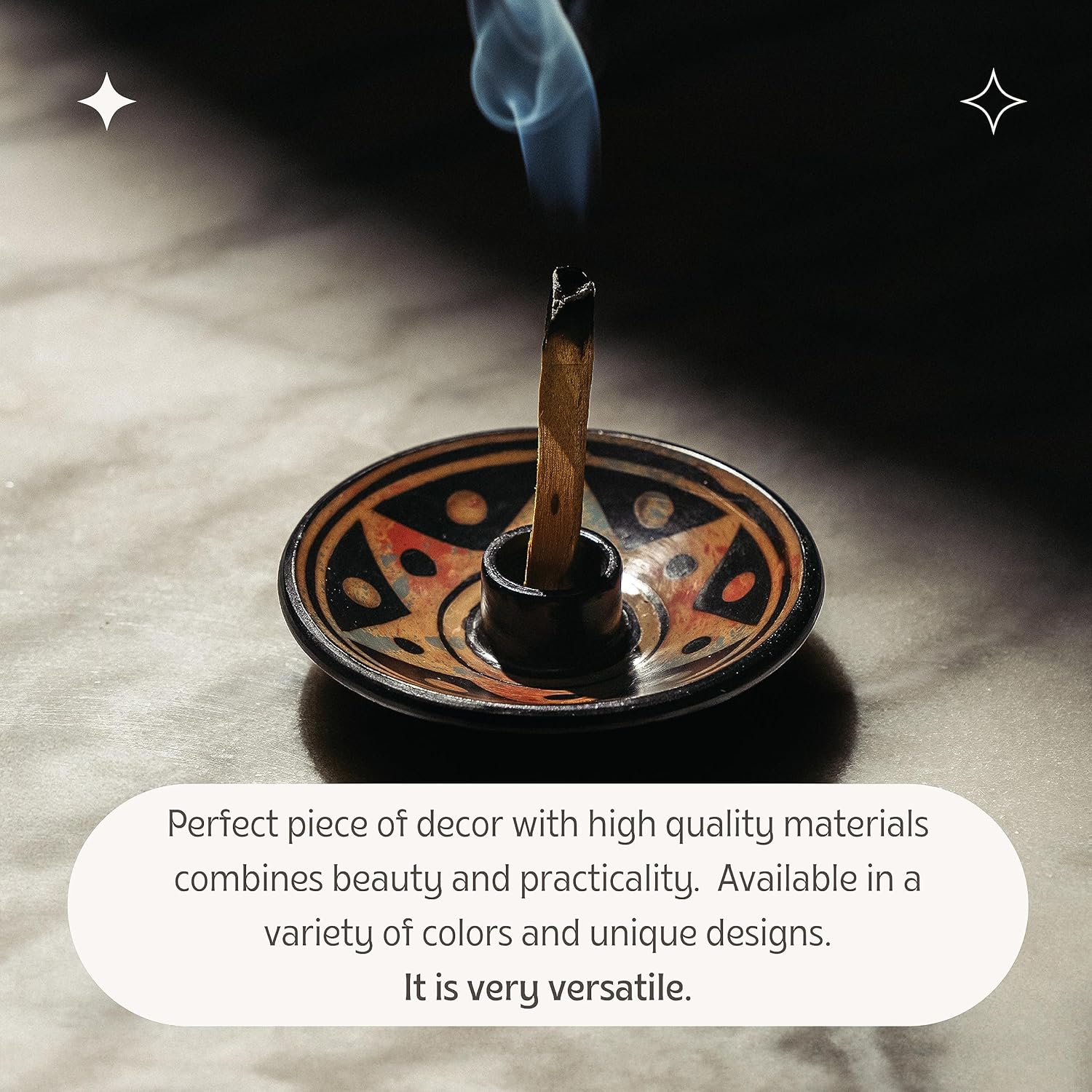 Luna Sundara Apricot Palo Santo Stick Holder