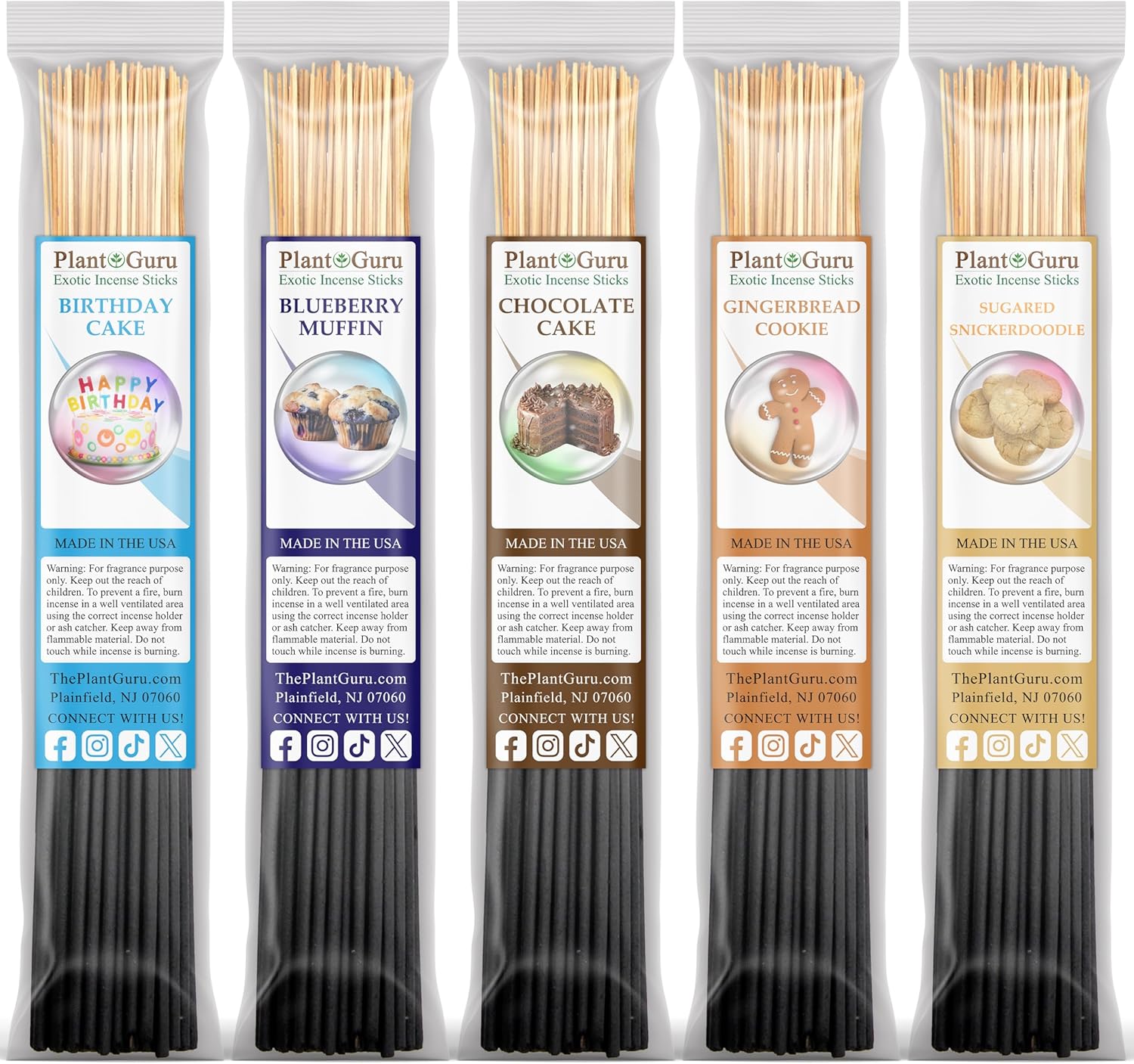 Bakery Incense Sticks Variety Set 500 Pack