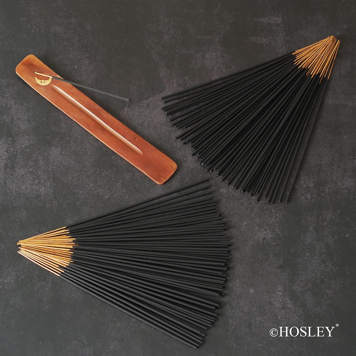 Hosley 120 Incense Sticks with 6 Scents and 12 Inch Holder
