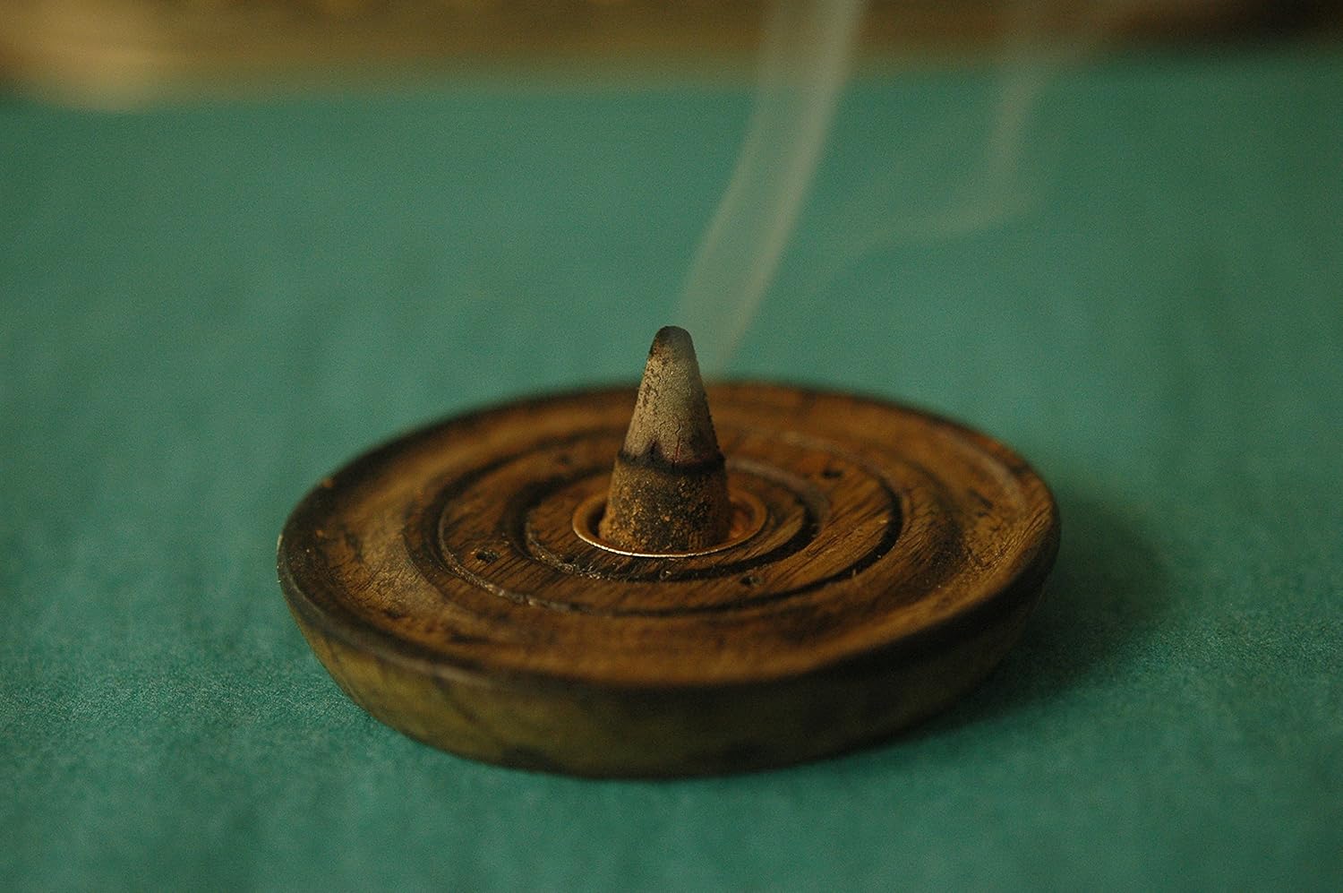 Traditional Handmade Hardwood Incense Cone Holder