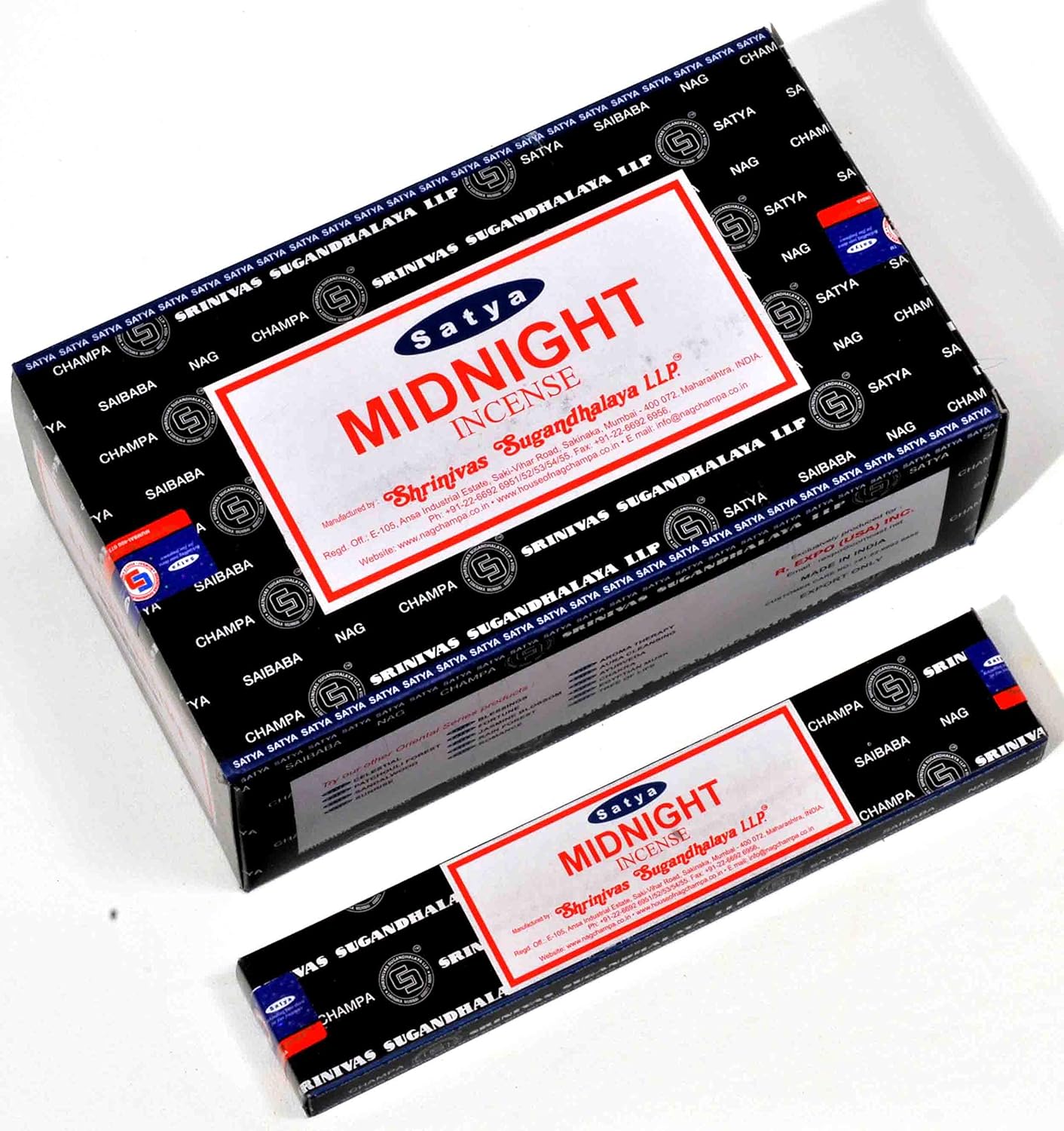 Song of India Nag Champa Midnight 15g Dozen