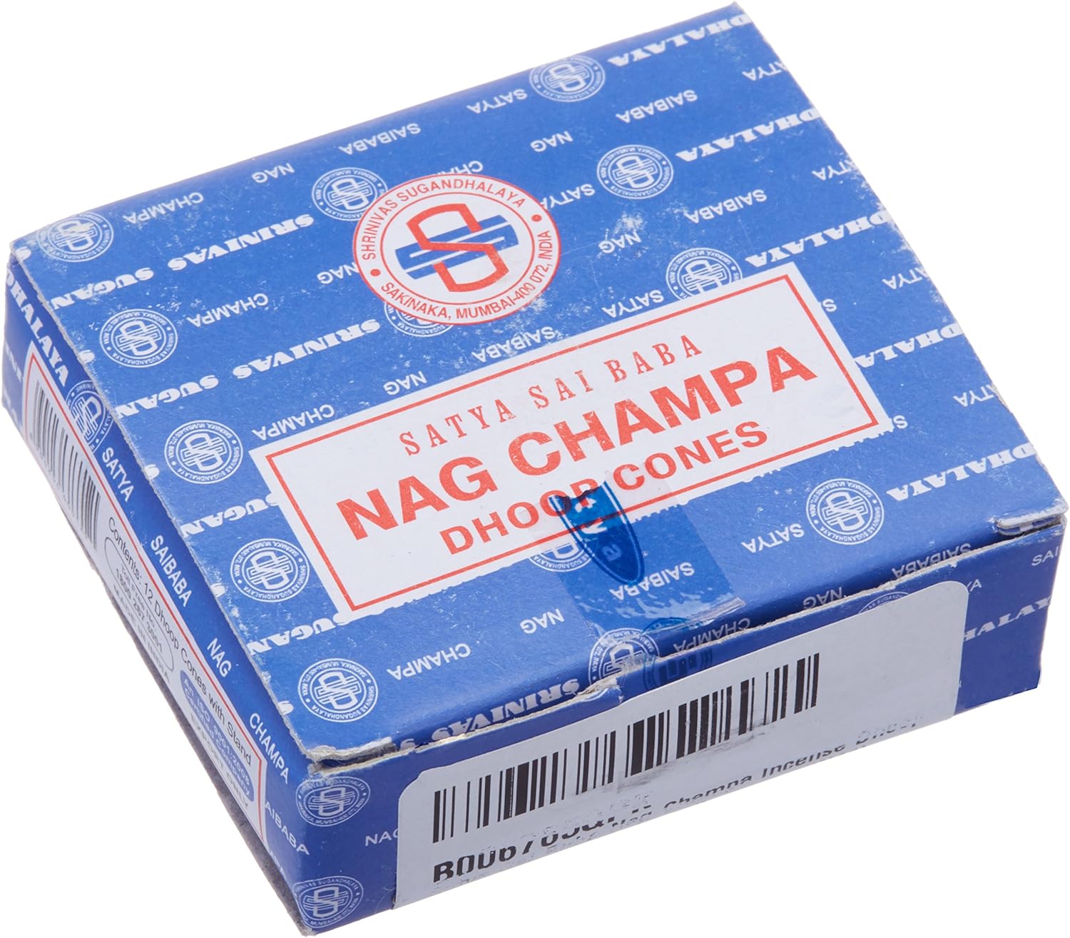 Satya Sai Baba Nag Champa Incense Cones