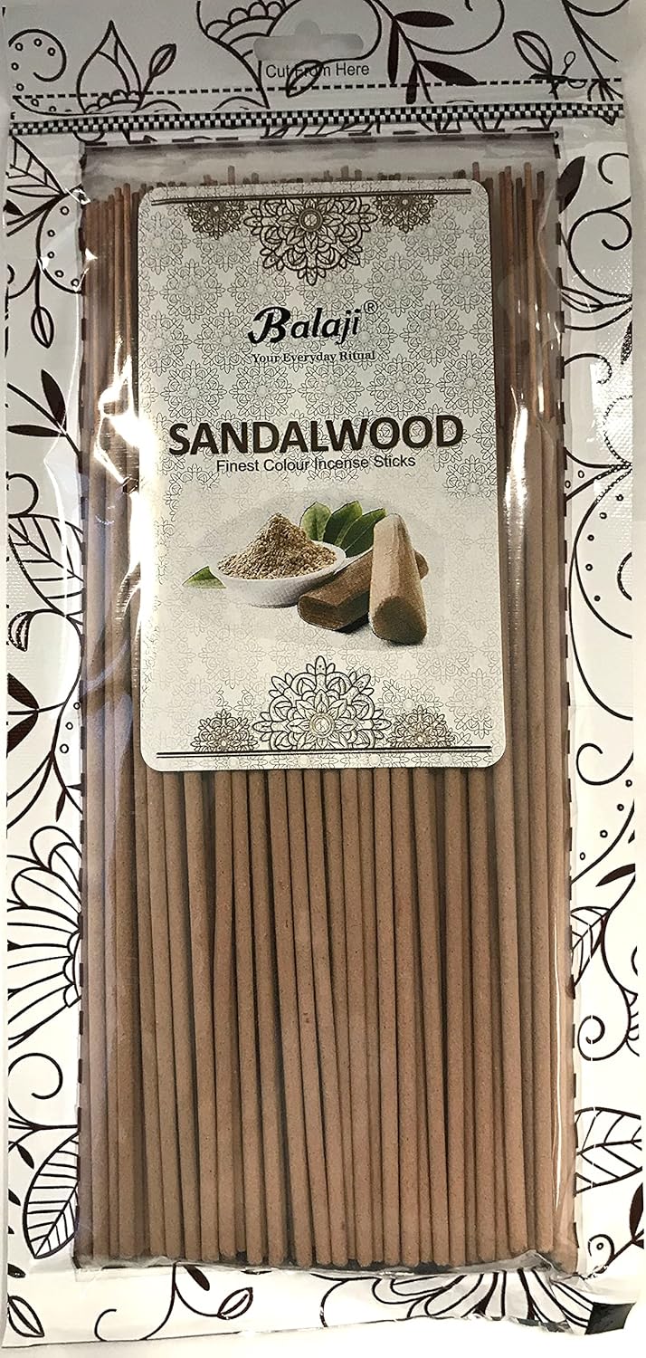 Balaji Sandalwood Incense Sticks 145 Grams Pack