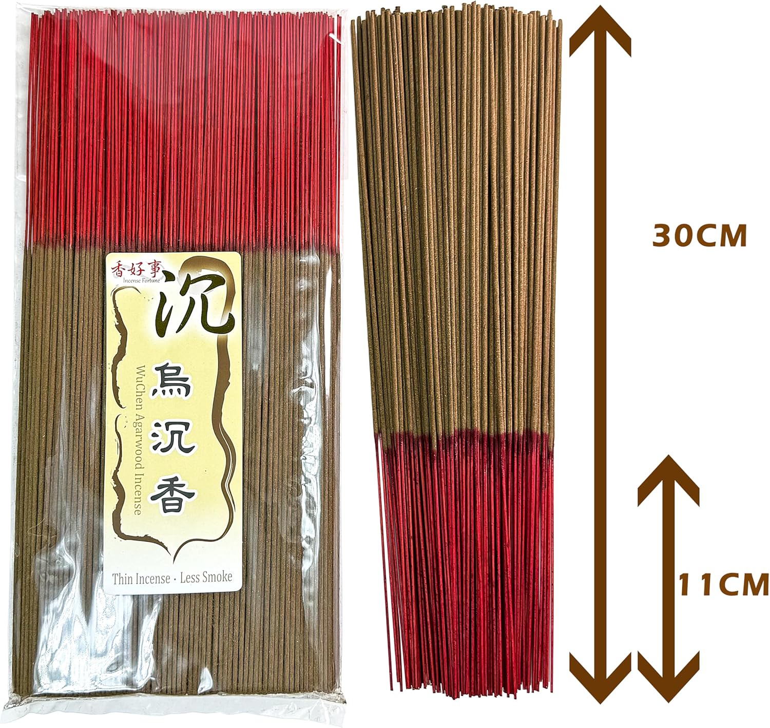WuChen Xiang Agarwood Incense Joss Sticks 30cm 300g 400 Sticks