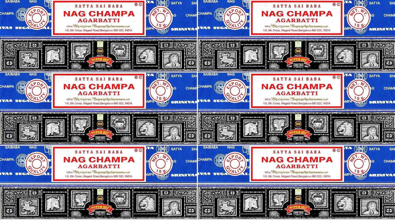 Satya Nag Champa Super Hit Incense Sticks 6 Plus 6
