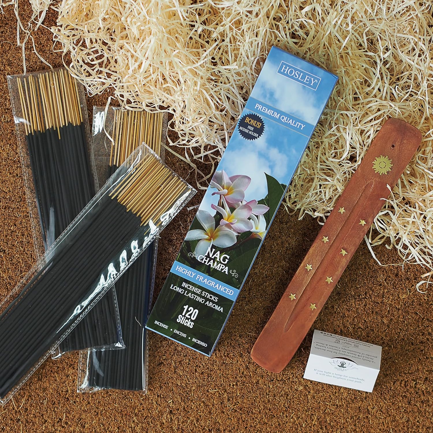 Hosley 120 Pack Nag Champa Incense Sticks
